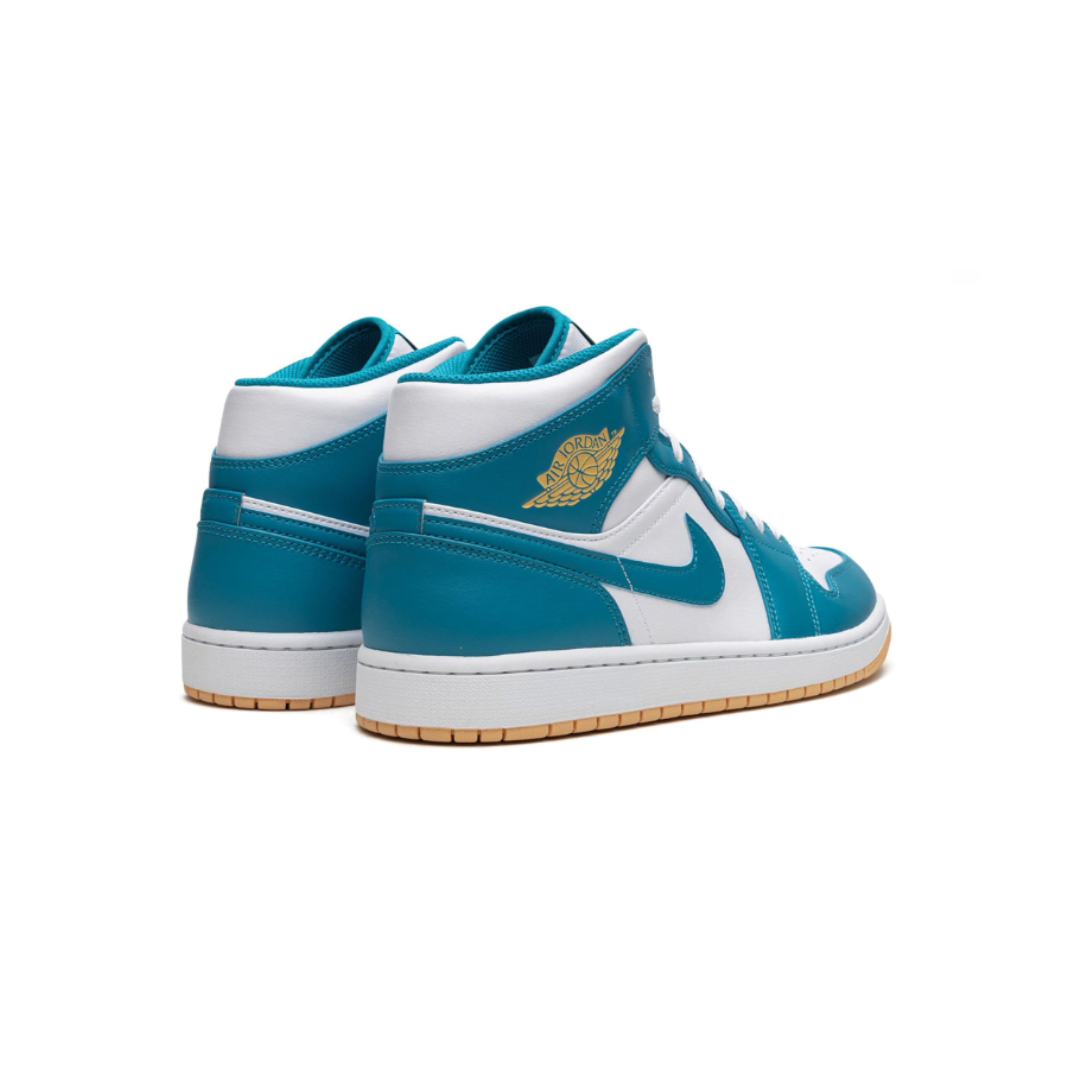⁦Jordan 1 Mid Aquatone sneakers – גורדן 1⁩ – תמונה ⁦3⁩
