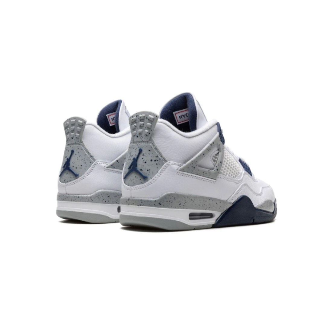 ⁦Jordan 4 Retro OG White Cement Sneakers -גורדן 4⁩ – תמונה ⁦3⁩
