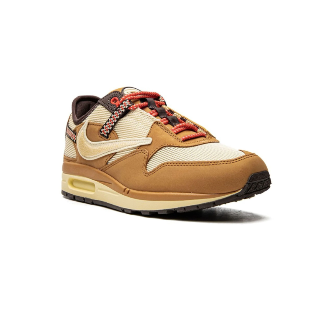 ⁦Air Max 1 x Travis Scott Wheat sneakers- איר מקס 1⁩ – תמונה ⁦2⁩
