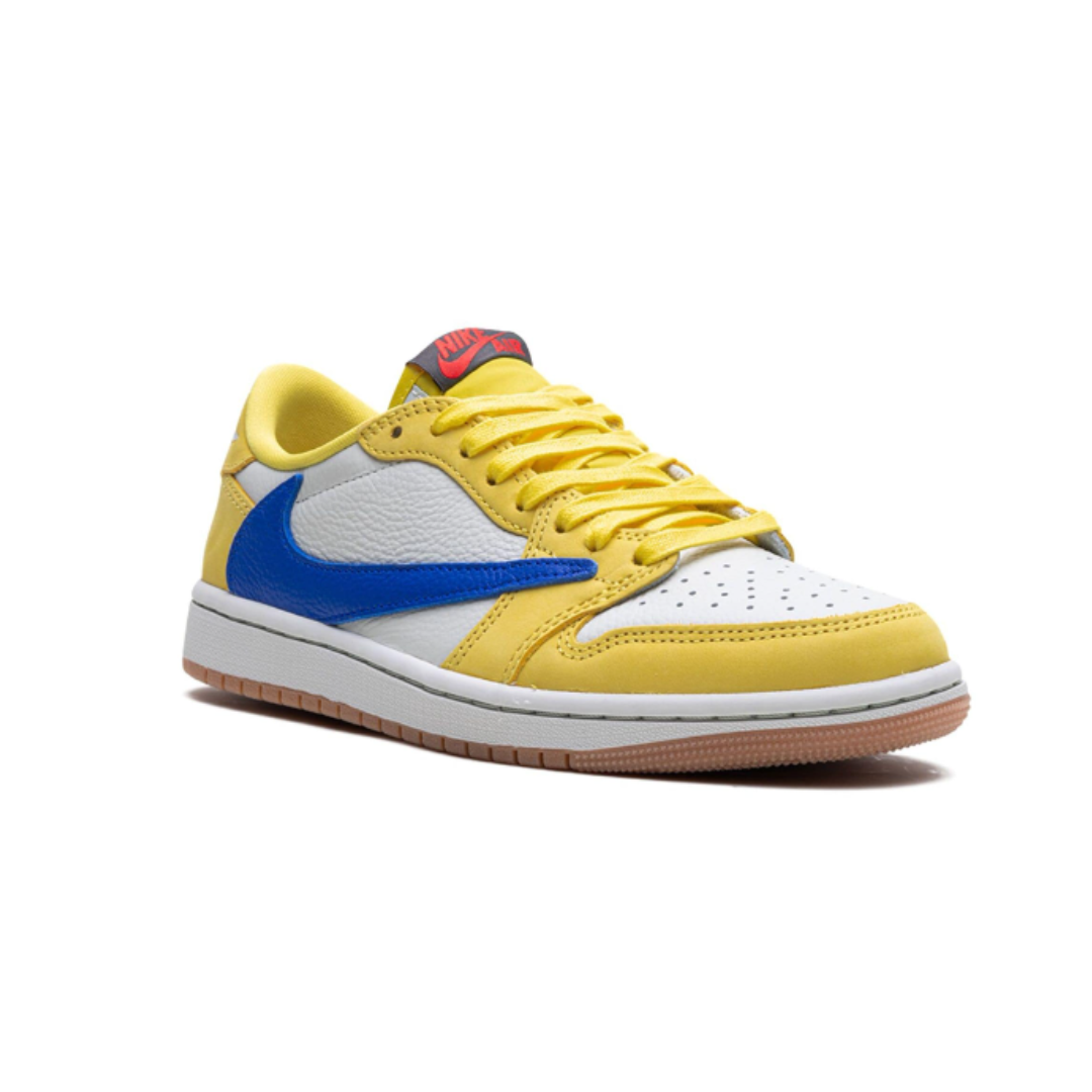 ⁦" Jordan 1 Low X Travis Scott "Canary   – גורדן 1⁩ – תמונה ⁦2⁩