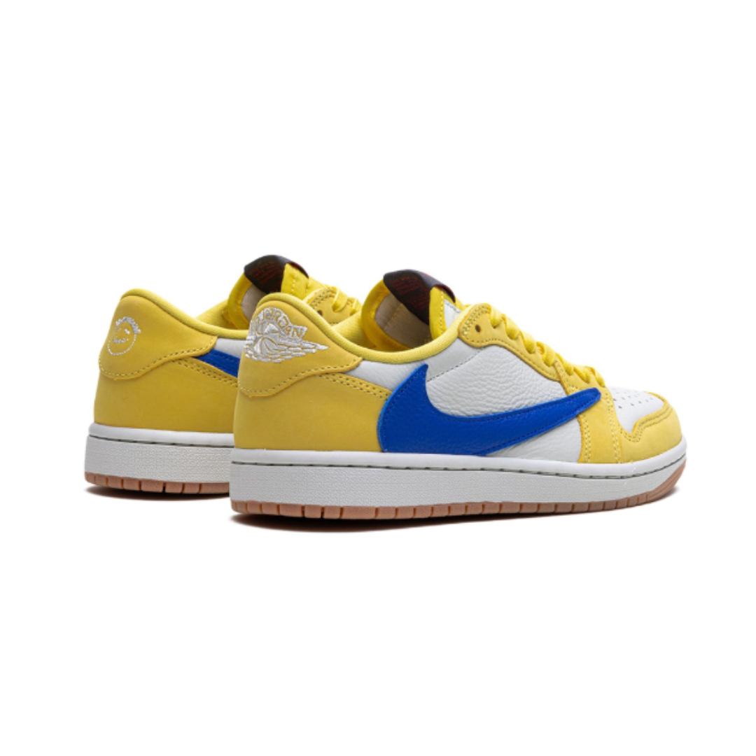 ⁦" Jordan 1 Low X Travis Scott "Canary   – גורדן 1⁩ – תמונה ⁦3⁩