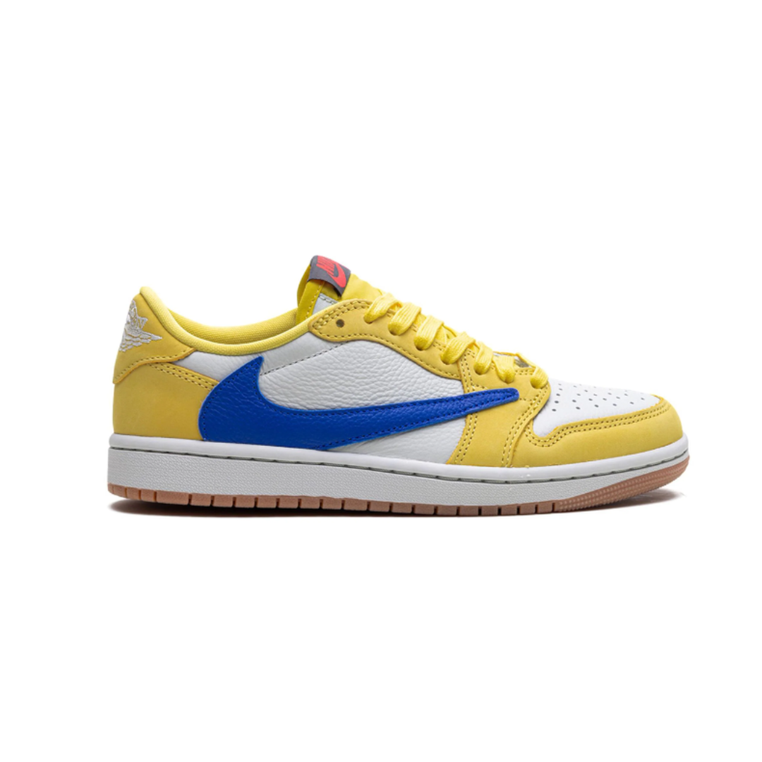 " Jordan 1 Low X Travis Scott "Canary   – גורדן 1