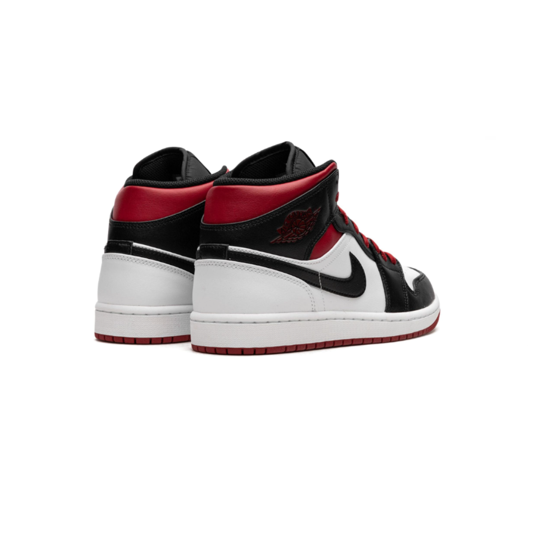 ⁦Jordan 1 Mid - Gym RedBlack Toe sneakers – גורדן 1⁩ – תמונה ⁦3⁩