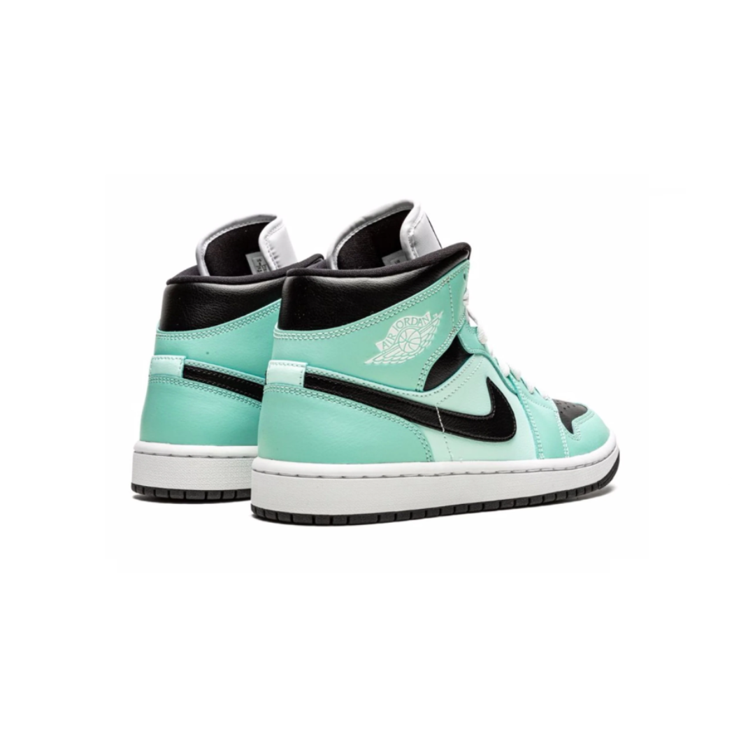 ⁦Jordan 1 Mid Aqua Black sneakers – גורדן 1⁩ – תמונה ⁦3⁩