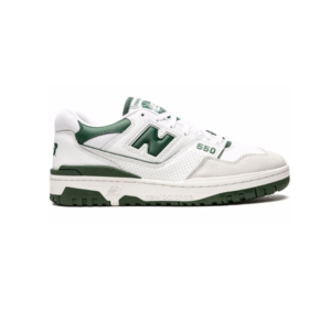 New Balance 550 white team forest- ניו באלנס 550