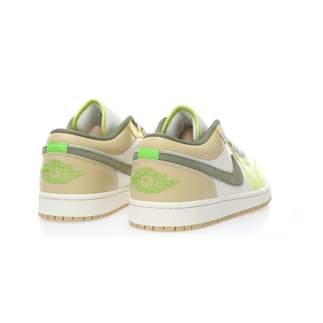 ⁦Jordan 1 Low SE Green Yellow – גורדן 1⁩ – תמונה ⁦3⁩